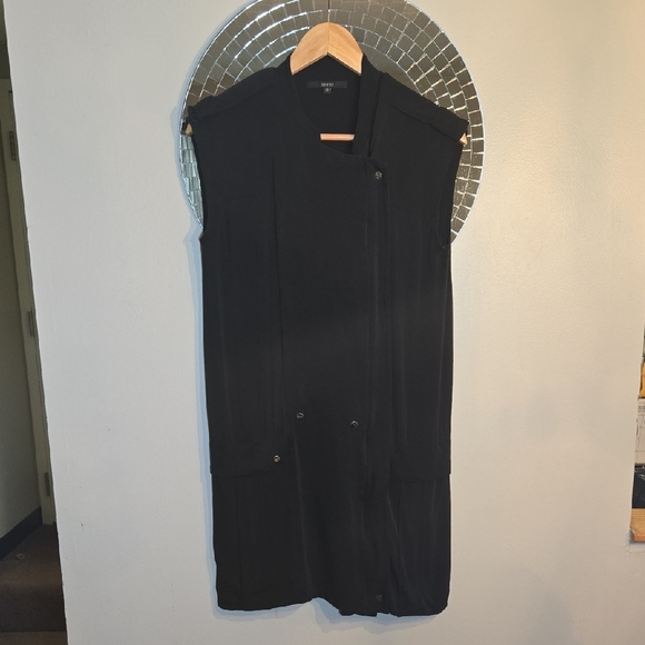 Gucci Sleeveless Silk Long Full Zip Vest - Picture 1 of 15